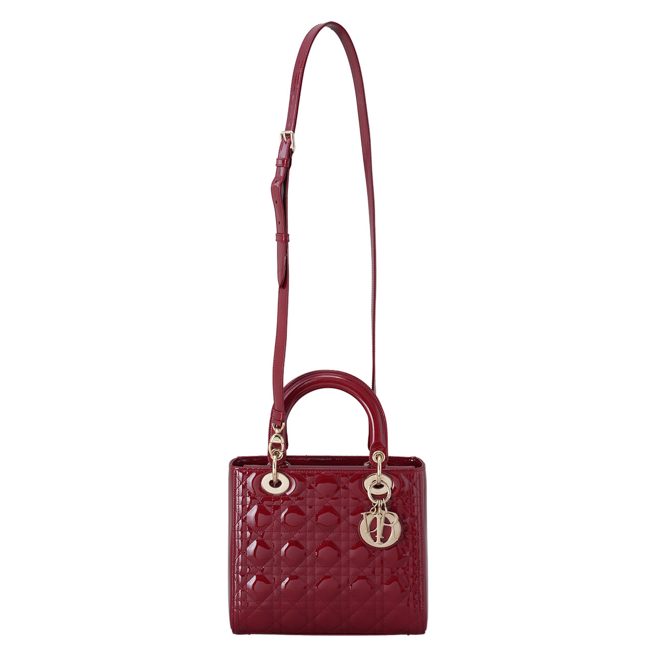 CHRISTIAN DIOR(USED)크리스찬디올 페이던트 레이디디올 미듐